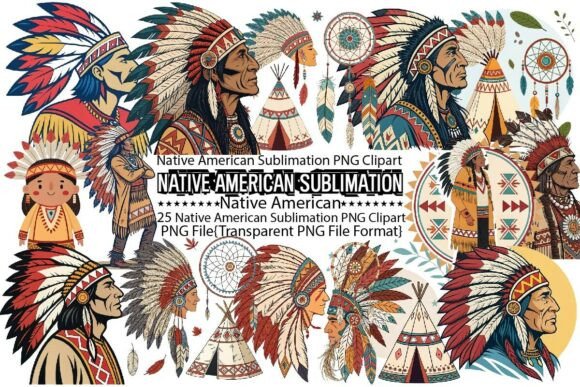 Download Native American Sublimation Bundle - Sublimation Collection