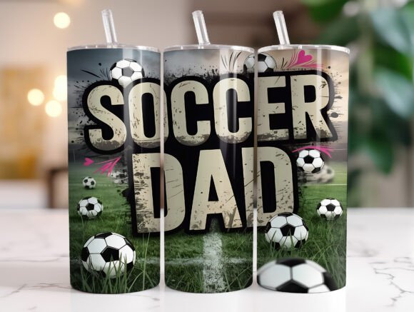 Download 20oz Soccer Dad Tumbler Wrap Sublimation - Sublimation Collection