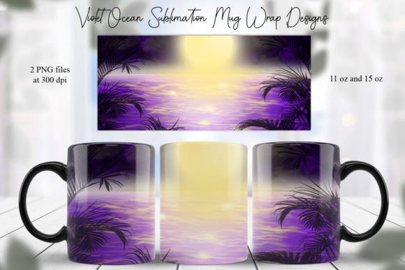 Download Sunset Mug Sublimation Wrap / Beach Wrap - Sublimation Collection