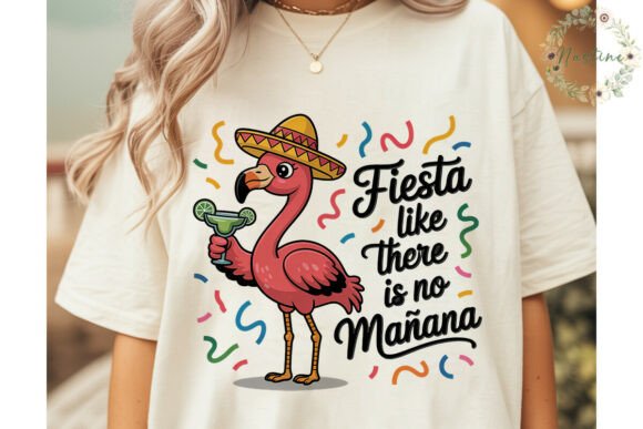 Download Fiesta Flamingo Party Sublimation Design - Sublimation Collection