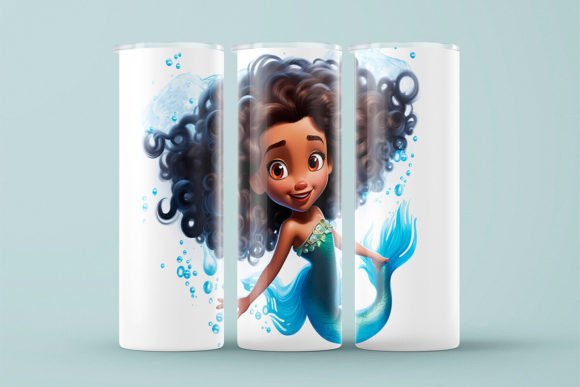 Download Cute Mermaid Design Sublimation Wrap Png - Premium Bundle