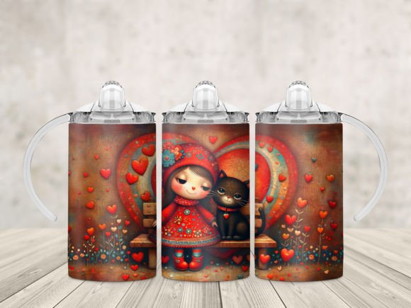 Download Love Kids Sippy Cup Sublimation Wrap PNG - Sublimation Collection