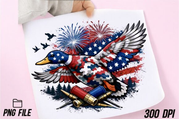Download Camo Flying Mallard Duck Sublimation - Sublimation Collection