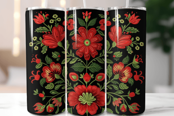 Download Floral 20 Oz Sublimation Tumbler Design - Sublimation Collection