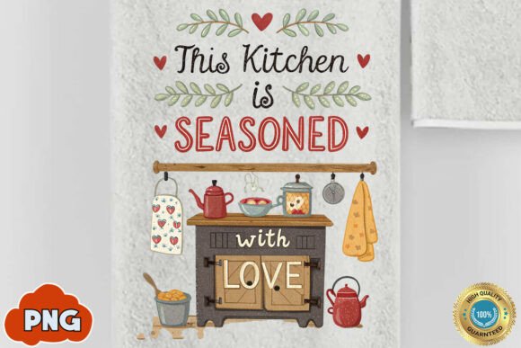 Download Valentine Kitchen Towel PNG Sublimation - Sublimation Collection