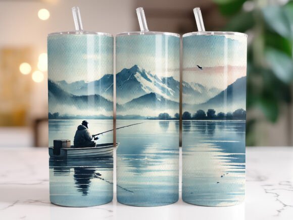 Download Fisherman 20oz Tumbler Wrap Sublimation - Sublimation Collection