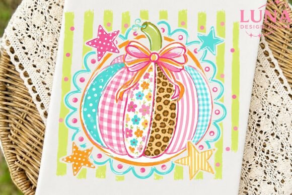 Download Patchwork Pumpkin Fall Sublimation PNG - Sublimation Collection
