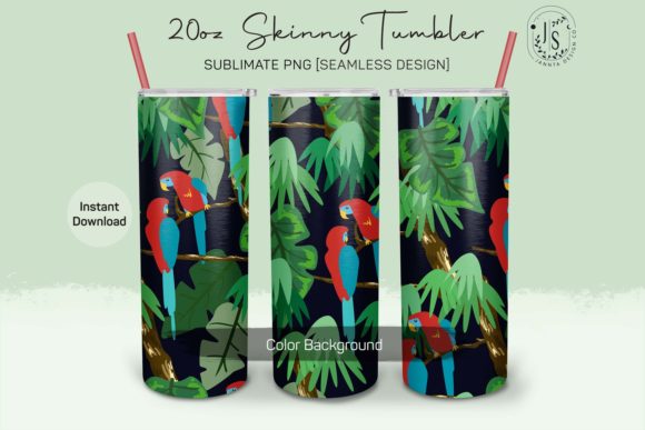 Download Parrot Birds 20oz Tumbler Sublimation - Sublimation Collection