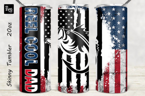 Download Reel Cool Dad Tumbler Sublimation Design - Sublimation Collection