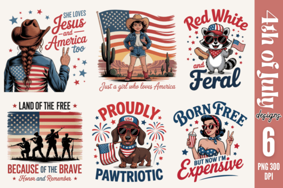 Download 4th of July Sublimation Bundle - Sublimation Collection