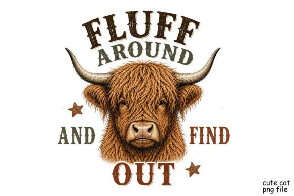 Download Sarcastic Highland Cow Sublimation PNG - Sublimation Collection