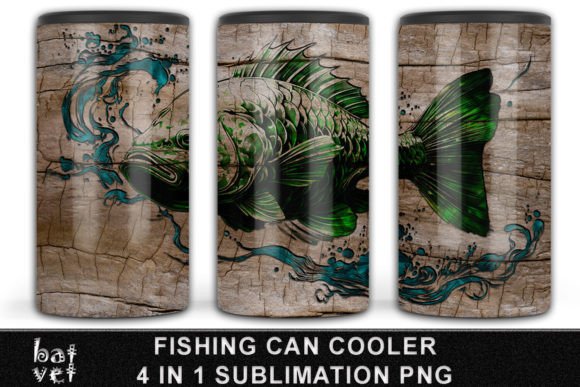 Download 4 in 1 Fishing Can Cooler Sublimation - Sublimation Collection