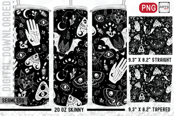Download Black Mystic Halloween 20oz Sublimation - Sublimation Collection